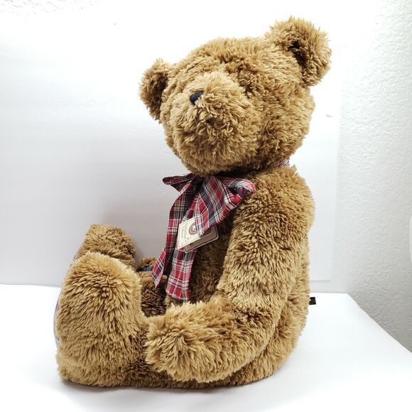 Boyds Bears Bixby B Bear 30 in Poseable Plush Head Bean Heirloom Rare Signed - Picture 1 of 12